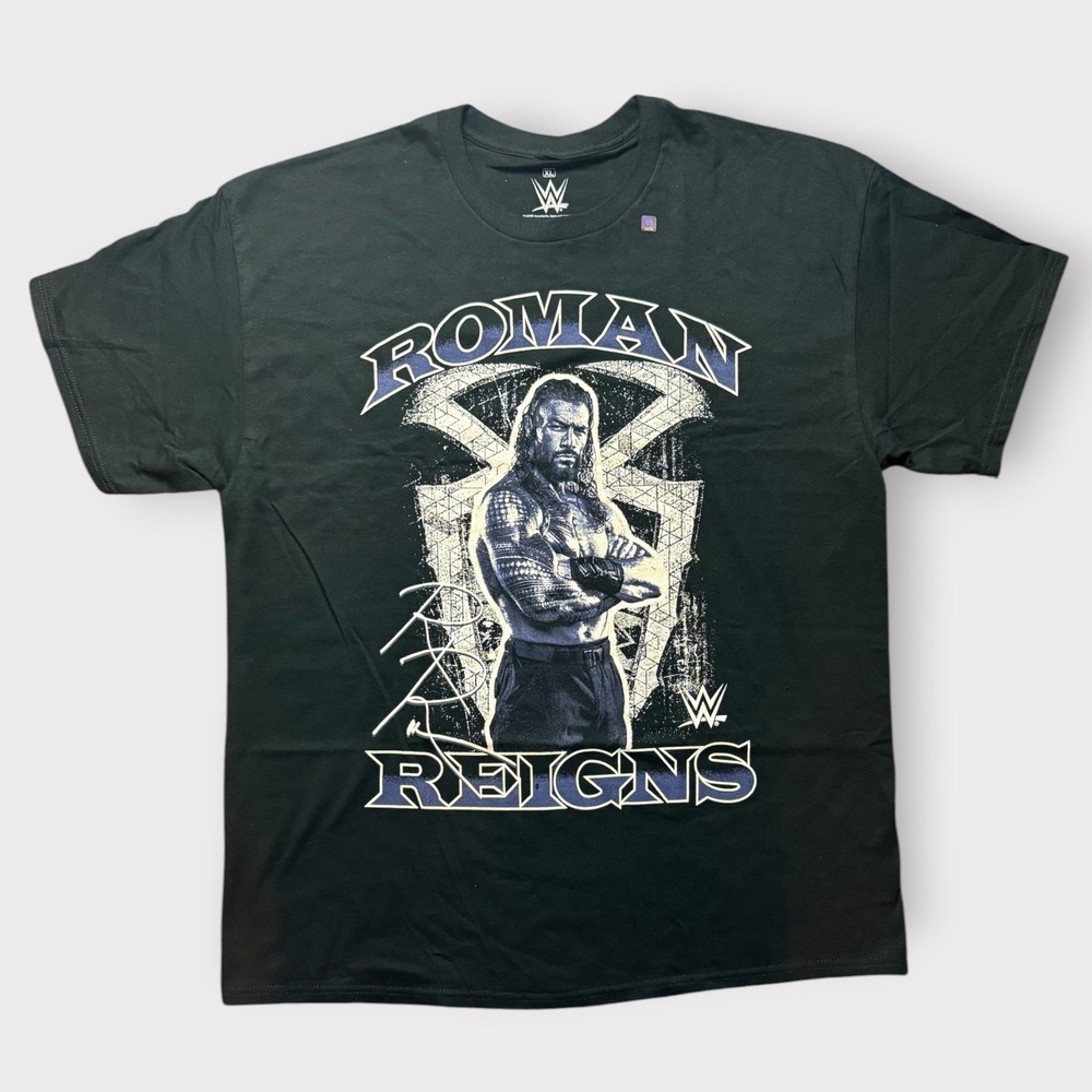 WWE Roman Reigns Tribal Chief Graphic T-Shirt XL Black Ripple Junction Wrestling